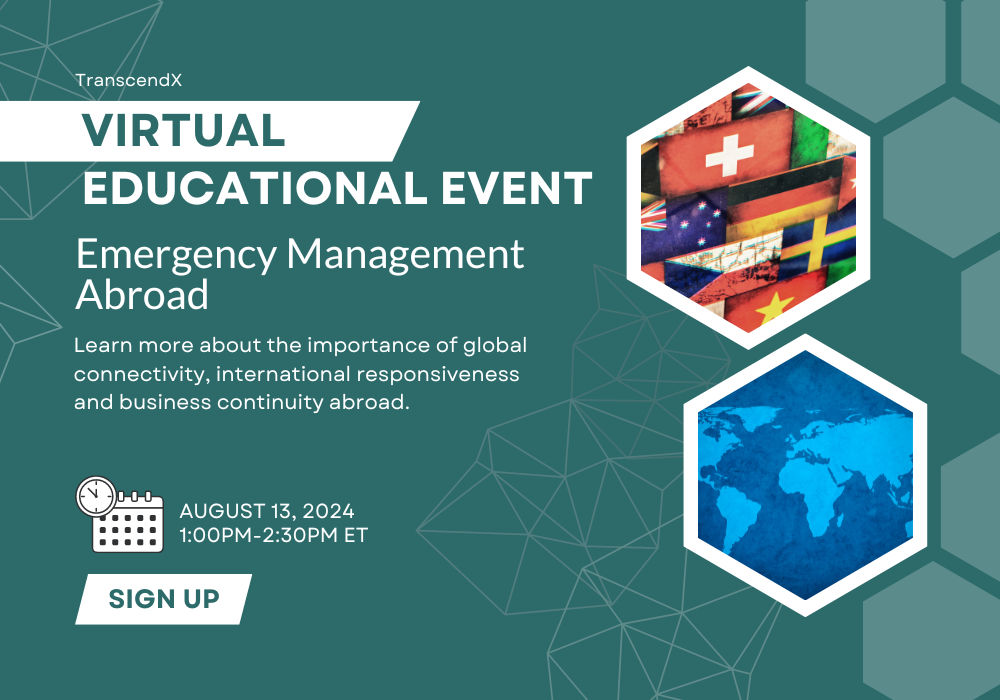 Emergency Management Abroad Free Webinar Event